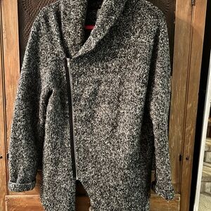 Divided Black and Gray Cardigan Sweater